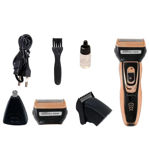 Maquina Afeitadora 3 En 1 Dorada